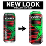 Rockstar Energy Drink with COQ10 and Electrolytes, 300mg Caffeine, Xdurance Blue Raz, 16oz Cans (12 Pack) (Packaging May Vary) - Image 3